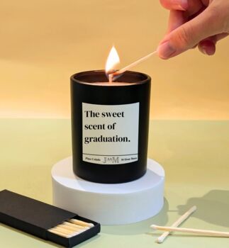 Sweet Scent Of Graduation Candle Gift Set For Graduate, 3 of 4