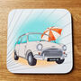 Personalised Set Of Four Classic Car Coasters, thumbnail 4 of 9