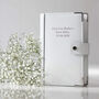 Personalised White Leather Bible Cover And Bible, thumbnail 1 of 10