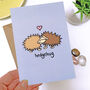 Hedgehog Just Because Card, thumbnail 2 of 2