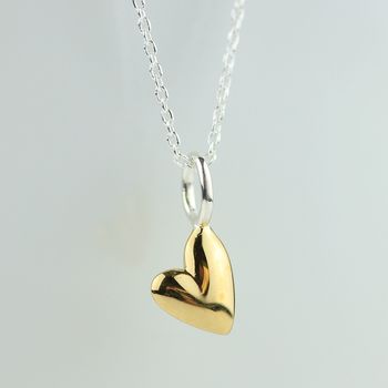 Devotion 18ct Gold Plated Heart Necklace, 2 of 5