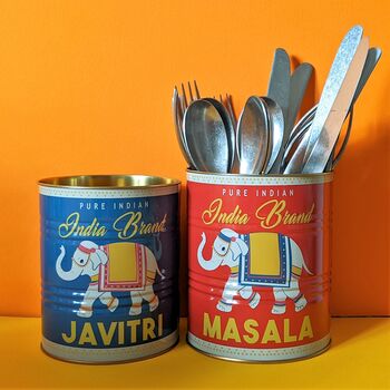 Set Of Two Retro Storage Tins, 5 of 9