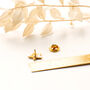 Personalised Gold Star Teacher Enamel Pin Gift, thumbnail 5 of 7