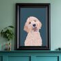 Custom Peek A Boo Pet Portrait For Dog And Cat Gift, thumbnail 1 of 11