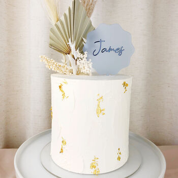 Any Name Double Layered Cake Topper, 3 of 7