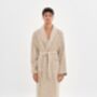 Pixel Unisex 100% Cotton Velour Bathrobe, thumbnail 2 of 4