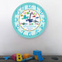 Personalised Time Flies Having Fun Clock, thumbnail 1 of 2