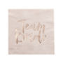 Rose Gold Foiled Team Bride Hen Party Napkins, thumbnail 2 of 3