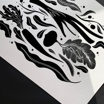 'Yucca' Botanical Vegetable Art Print, 2 of 3