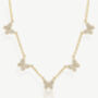Gold Or Silver Butterfly Necklace, Women's Jewellery, thumbnail 2 of 7