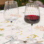 Set Of Four Ribbed Vintage Wine Glasses, thumbnail 3 of 5