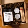 Funny Teacher Thank You Candle, Teacher's Last Nerve End Of Year Gift, thumbnail 1 of 6