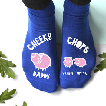 Personalised Cheeky Chops Socks, 5 of 9