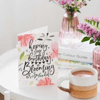 Blooming Splendid Plantable Birthday Card, 2 of 8
