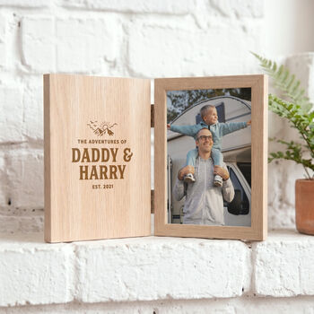 Outdoor Adventure Memories Wooden Photo Frame, 2 of 2