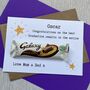Personalised Graduation Exam Results Chocolate Galaxy Card, thumbnail 1 of 3
