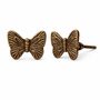 Antique Brass Small Butterfly Drawer Knob, thumbnail 1 of 9