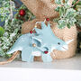 Pink Stegosaurus Christmas Tree Decoration, thumbnail 5 of 5