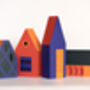 Scandi Home Decor, Colorful Nordic Village, thumbnail 9 of 10