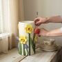 3D Ceramic Daffodil And Tulip Flower Vase, thumbnail 2 of 2