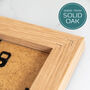 Personalised Graduation Oak Picture Frame, thumbnail 6 of 7