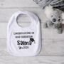 Congratulations On Your Graduation | Personalised Bibs, thumbnail 5 of 7