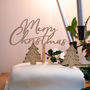 Merry Christmas Cake Topper, thumbnail 2 of 3