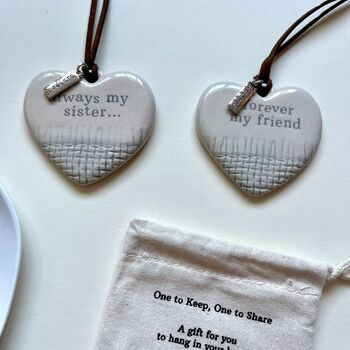 Sisters One To Keep, One To Share Ornament Set, 3 of 4