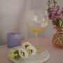Yellow Handblown Gin Glass, thumbnail 1 of 2