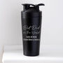 Personalised Best Dad In The World Protein Shaker Bottle, thumbnail 2 of 5
