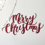 Wooden Merry Christmas Sign, thumbnail 1 of 4
