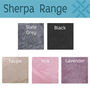 Personalised Luxury Sherpa Dog Blanket, thumbnail 5 of 9