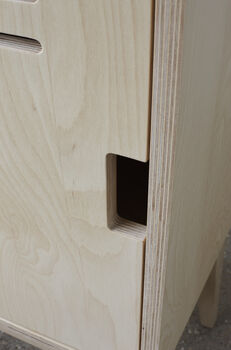 Locker Style Plywood Bedside, 6 of 6