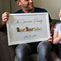 Personalised Duck Family Print, thumbnail 1 of 2