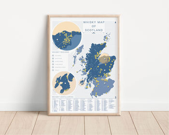 Scotland Whisky Region And Distillery Map 2024, 4 of 9