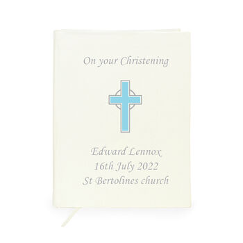 Personalised Blue Cross Holy Bible, 4 of 4