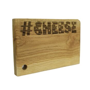#Cheese Engraved Oak Chopping Boards, 2 of 2
