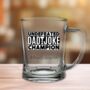 Personalised Dad Joke Champ Tankard Father's Gift, thumbnail 1 of 2