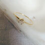 Delicate Rose Quartz Stacking Ring, thumbnail 4 of 10