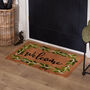 Ola Olive Branch Coir Welcome Mat, thumbnail 1 of 4