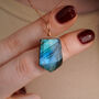 Natural Labradorite Necklace, thumbnail 1 of 10