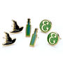 Wicked Hat, Potion And E Logo Stud Earring Set, thumbnail 1 of 3