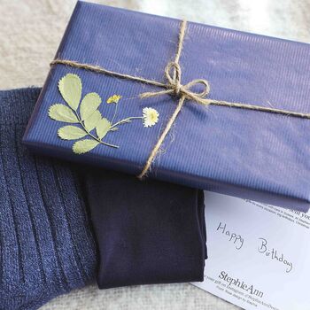 Men's Personalised Initials Soft Bamboo Sock Gift Set, 6 of 6