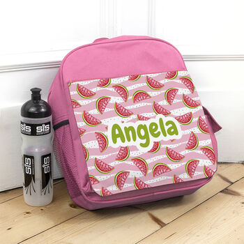 Personalised Kids Pink Backpack, 5 of 5