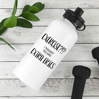 Personalised Not So Sporty Water Bottle, 3 of 12