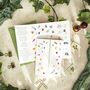 Scattered Wildflowers Gatefold Wedding Invitation, thumbnail 2 of 11