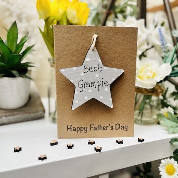 Personalised Father's Day Card For Grampy Grampie And Gift, 4 of 6