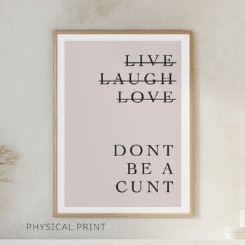 Live Laugh Love Wall Print, 3 of 5