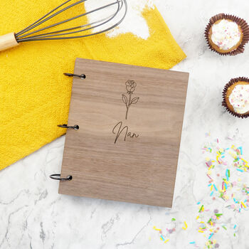 Personalised Birth Flower Book Birthday Gift For Daughter, 5 of 9