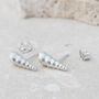 Sterling Auger Shell Earring Studs, thumbnail 1 of 7